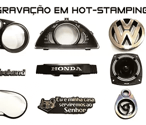 gravações hot stamping